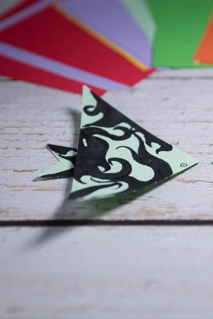 how to make origami fish