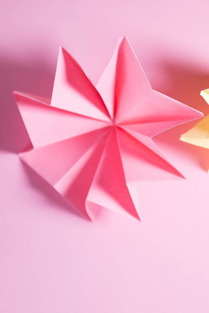 Origami 8-Petal Flower