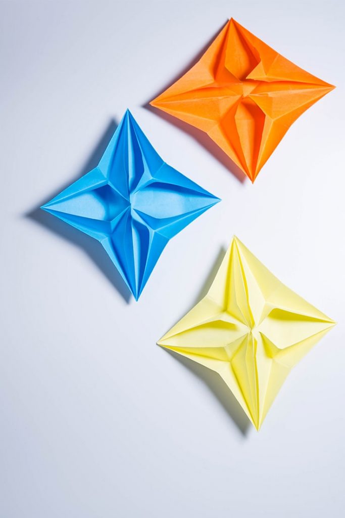 origami pop up star