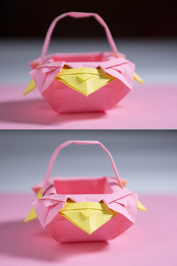 origami basket easy