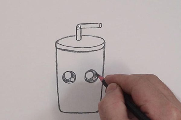 how to draw a cute cola easy
