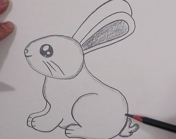 Easy How to Draw a Bunny Tutorial and Bunny Drawing Coloring Page-saigonsouth.com.vn