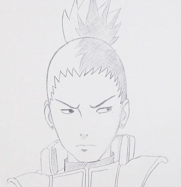 How To Draw Nara Shikamaru 