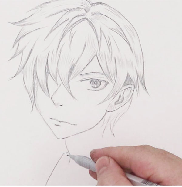  Cómo dibujar un chico anime fácil