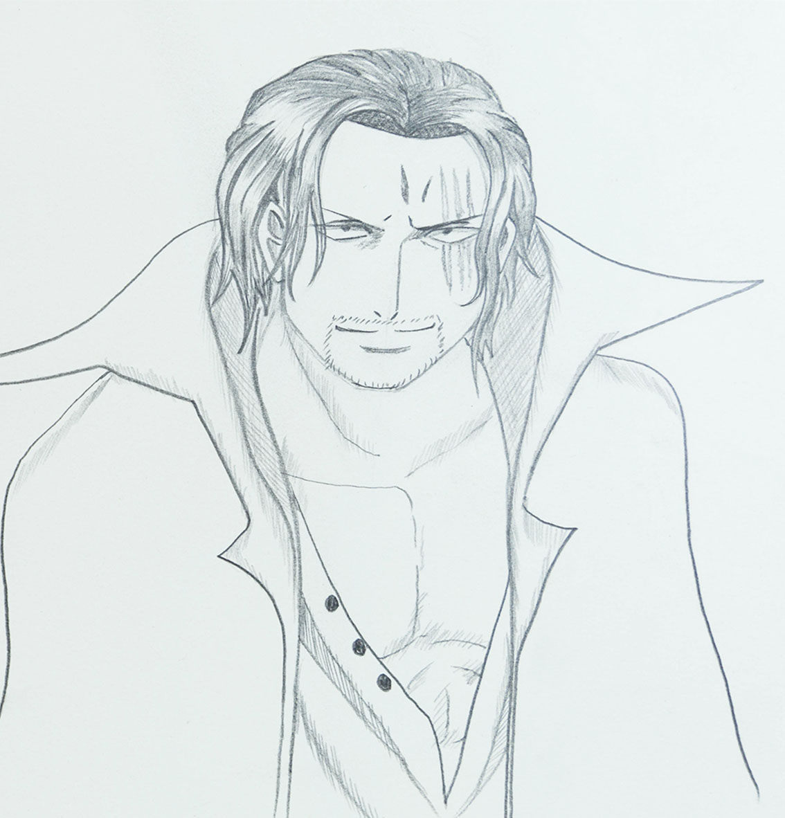 how to draw Shanks easy