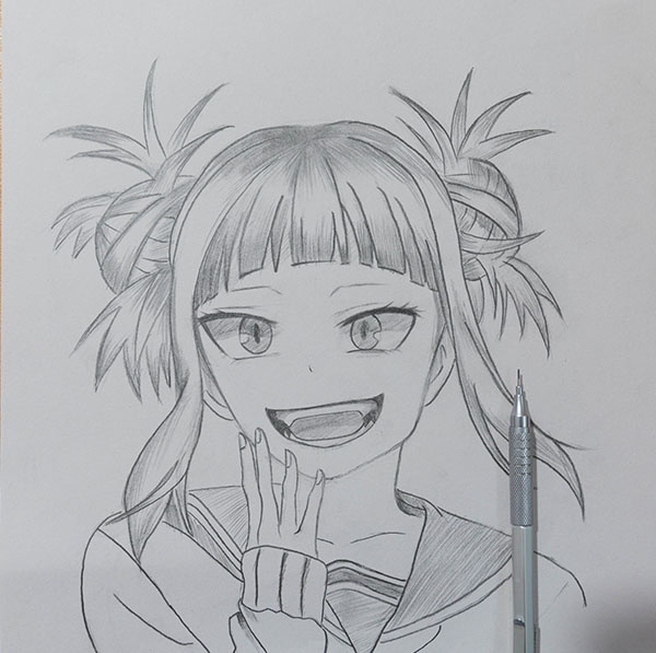 how to draw Himiko Toga
