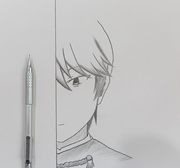 how to draw Shirogane Miyuki 