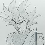 how to draw Goku Black