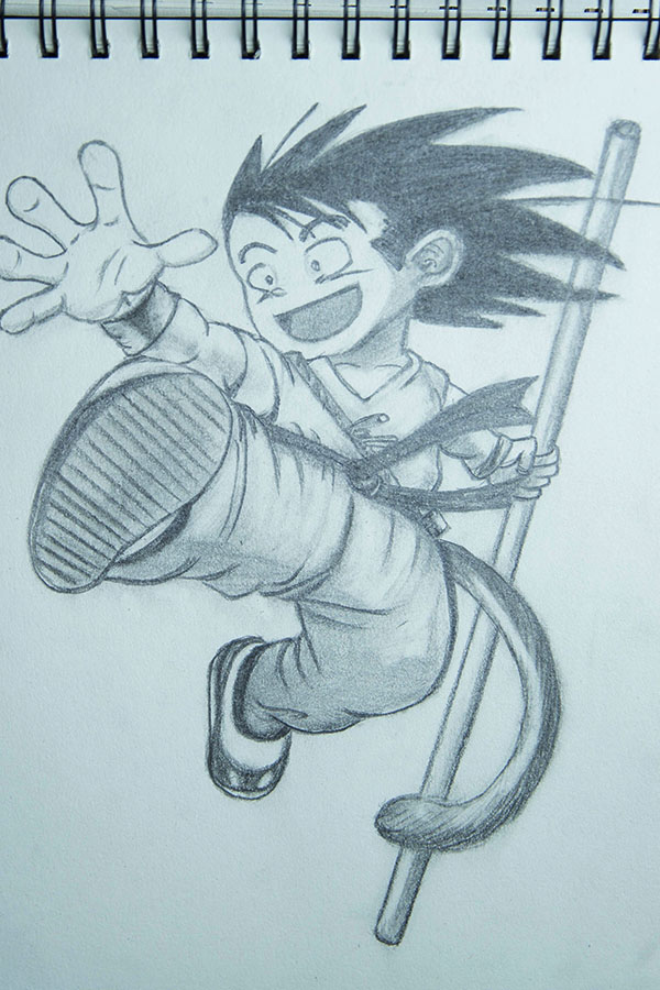 10 Goku Drawing Ideas For Super Saiyan Fans - DIYsCraftsy
