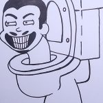 how to draw g-man skibidi toilet