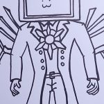 draw titan tv man
